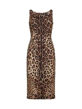 Dolce & Gabbana | Dolce & Gabbana Leopard Printed Dress