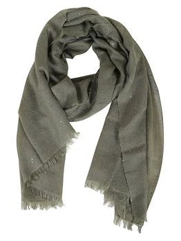 Brunello Cucinelli | Brunello Cucinelli Sequined Fringed Scarf