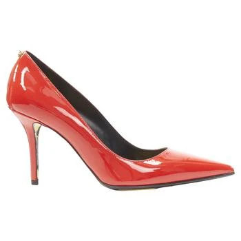 Versace | Hibiscus Barocco Medusa stud pump