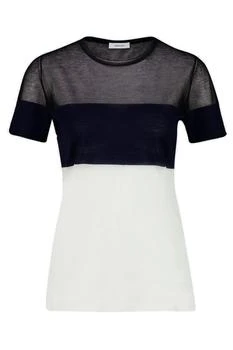 Salvatore Ferragamo | Ferragamo Crewneck Panelled T-Shirt