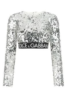 Dolce & Gabbana | Dolce & Gabbana Sequin Embellished Crewneck Top
