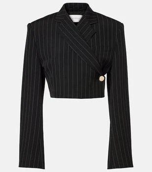 Max Mara | Utopia pinstripe cropped blazer