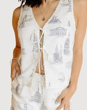 Skies Are Blue - Sightline Monument Vest Top (size Reg 
Plus)