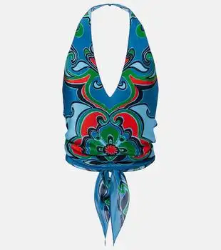 ETRO | Printed silk top