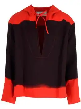 Salvatore Ferragamo | Ferragamo Gradient-Effect Drawstring Hoodie