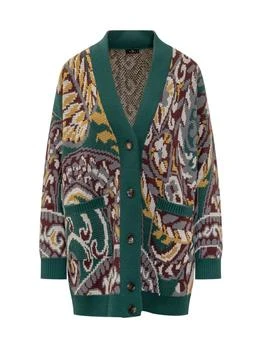 ETRO | Etro Jacquard Knitted Cardigan