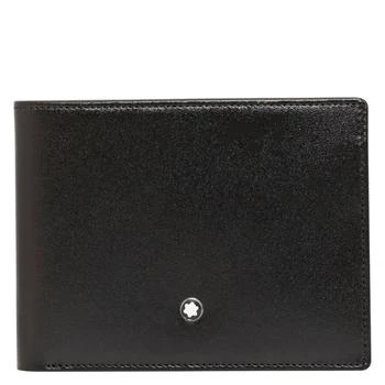 MontBlanc Montblanc Meisterstuck Leather 6cc Wallet In Black