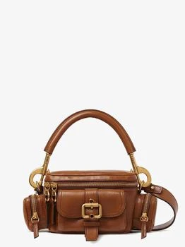 Chloé | Small double carry leather bag with multipocket detail