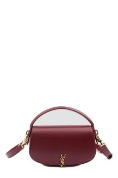 Yves Saint Laurent | Saint Laurent Logo Plaque Foldover Top Shoulder Bag