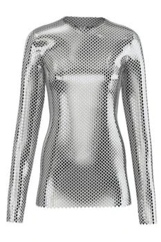 Burberry | Burberry Metallic Crewneck Top