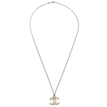 Chanel | Cc Logo Pendant Necklace Metal _Plated Necklace Jewelry (Pre-Owned)