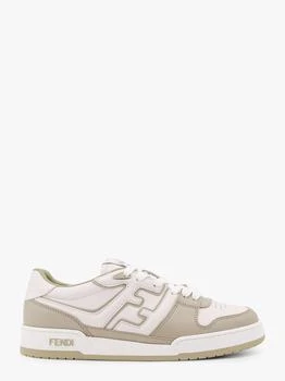 Fendi | Leather sneakers with ff lateral logo