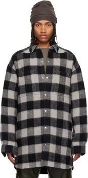 Rick Owens | Black Concordians Oversized Overshirt