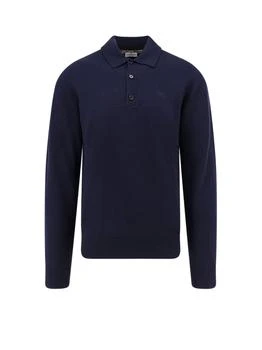 Burberry | Burberry EKD Embroidered Knitted Polo Shirt