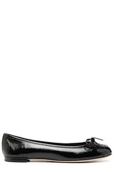 Gucci | Gucci High Shine Bow Ballet Flats