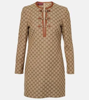 Gucci | Horsebit GG canvas minidress