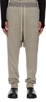 Rick Owens | Gray Concordians Drawstring Sweatpants