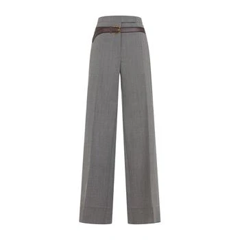 Prada | Prada Belt-Detailed Pleated Trousers