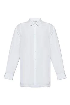 Jil Sander | Jil Sander Logo Embroidered Straight-Hem Shirt