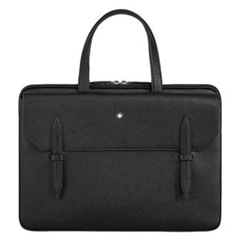 MontBlanc Black Sartorial Thin Leather Briefcase