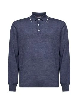 Brunello Cucinelli | Brunello Cucinelli Lightweight Plain Stitched Polo Shirt