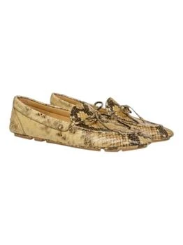 Gaspar 6304341 Men
s New Rhu Snake Print Goat Leather Loafers