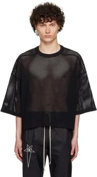 Rick Owens | Black Champion Edition Tommy Cropped T-shirt