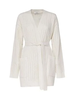 Max Mara | Max Mara Balzac Belted Long-Sleeved Cardigan