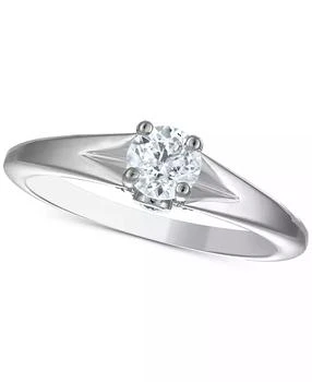 Macy's | Diamond Solitaire Engagement Ring (5/8 ct. t.w.) in Platinum