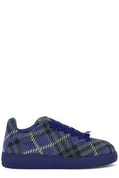 Burberry | Burberry Check Knit Low-Top Sneakers