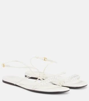 Khaite | Loop leather sandals
