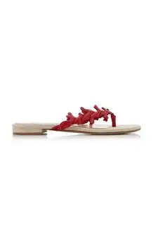 Gianvito Rossi | Gianvito Rossi Leather Sandals - Moda Operandi
