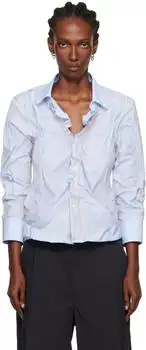 MAISON MARGIELA | Blue Organic Cotton Shirt