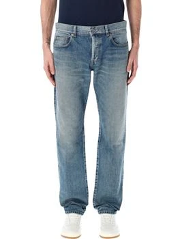 Yves Saint Laurent | Saint Laurent Logo Patch Straight Leg Jeans