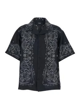 AMIRI | Amiri Bandana Paint Oversized Bowling Shirt