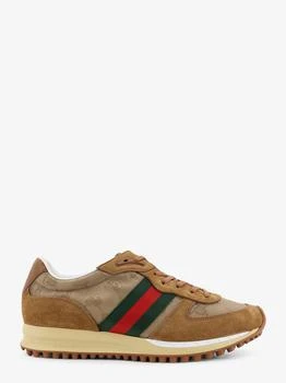 Gucci | Re-Motion GG nylon and suede sneakers