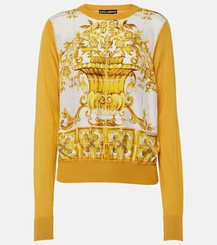 Dolce
Gabbana | Majolica silk sweater