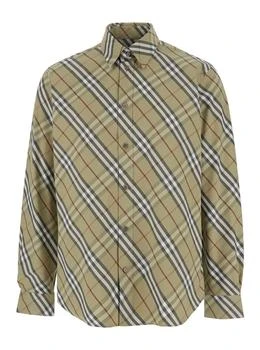 Burberry | Burberry Checked Long-Sleeved Shirt