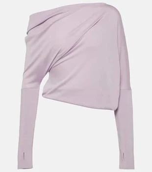 Tom Ford | Off-shoulder cashmere and silk sweater