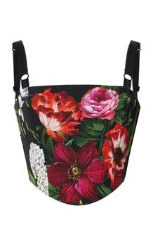 Dolce
Gabbana | Dolce
Gabbana Floral-Printed Rayon Corset Top - Moda Operandi