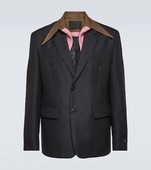 Prada | Wool and mohair suit jacket