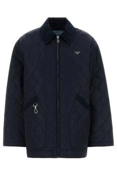 Prada | Prada Re-Nylon Triangle-Logo Quilted Jacket