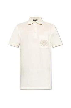 Dolce & Gabbana | Dolce & Gabbana DG Logo Embroidered Short-Sleeved Polo Shirt