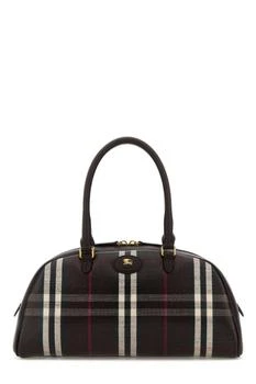 Burberry | Burberry Highlands Checked Medium Bowling Tote Bag