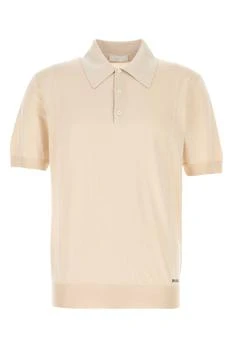 Prada | Prada Logo-Jacquard Short-Sleeved Polo Shirt