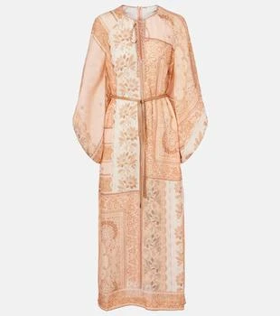 Zimmermann | Lucky printed linen midi dress