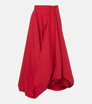 Brunello Cucinelli | Cotton-blend midi skirt