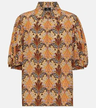 ETRO | Printed silk top