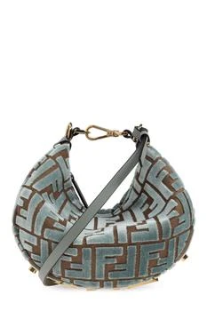 Fendi | Fendi Fendigraphy FF Jacquard Velvet Mini Tote Bag