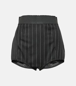 Dolce 
Gabbana | Pinstripe wool-blend shorts